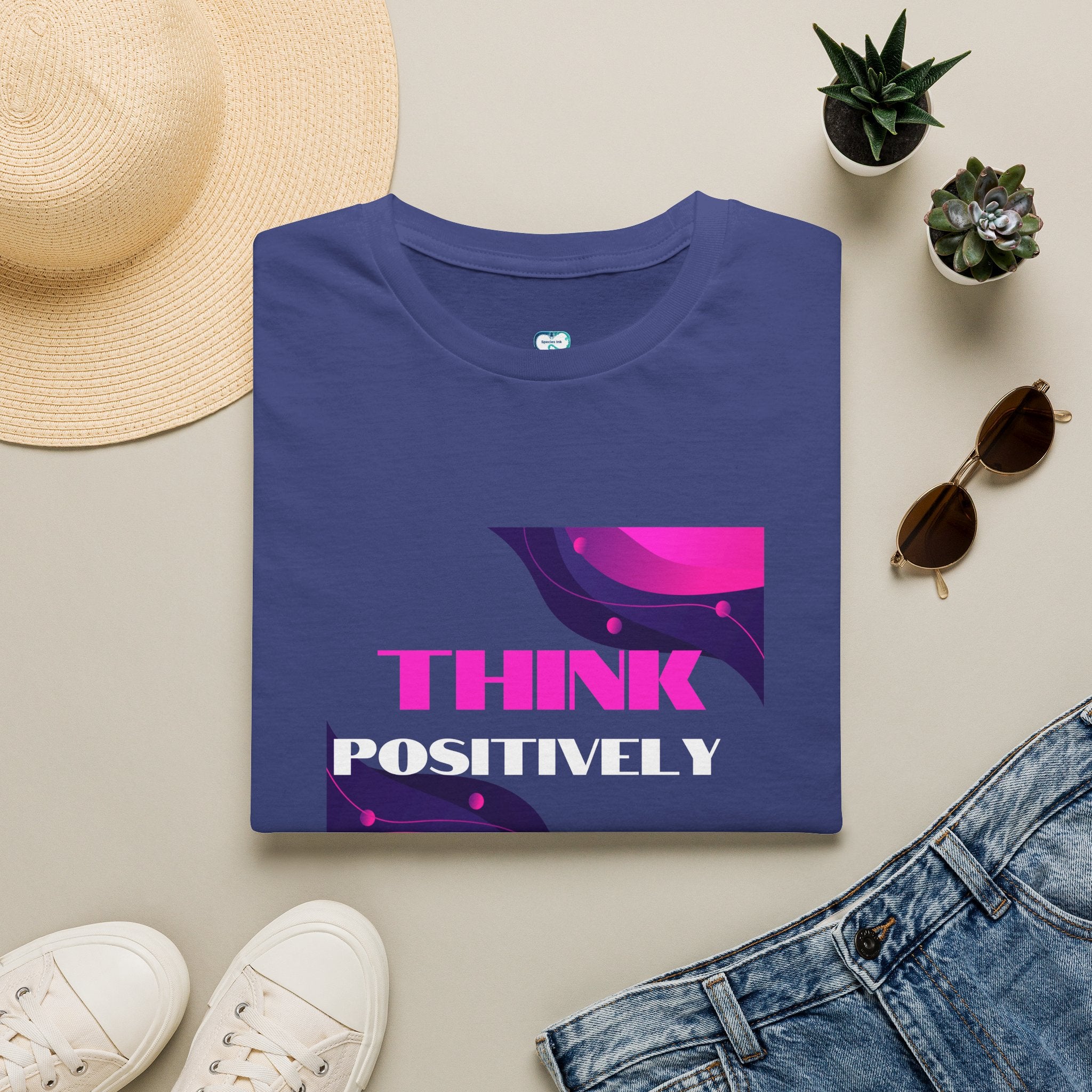 Think Positively His End Is Near T‑Shirt