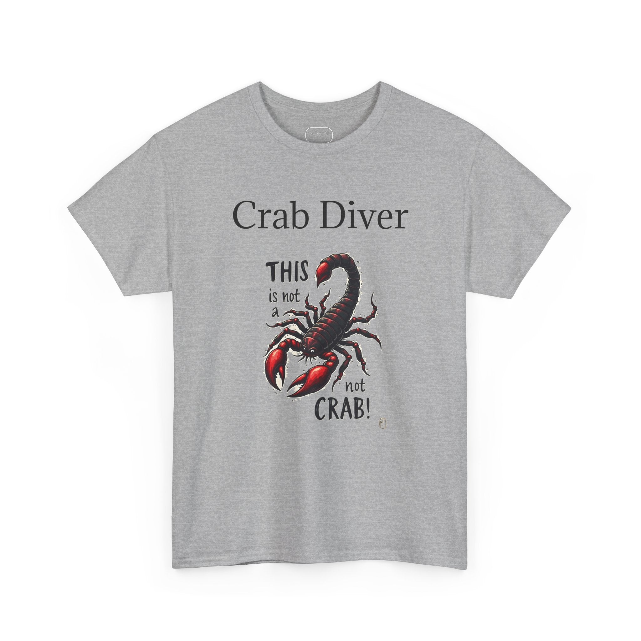 Crab Diver T‑Shirt — Scorpion Crab Graphic Tee (“This is not a crab!”)