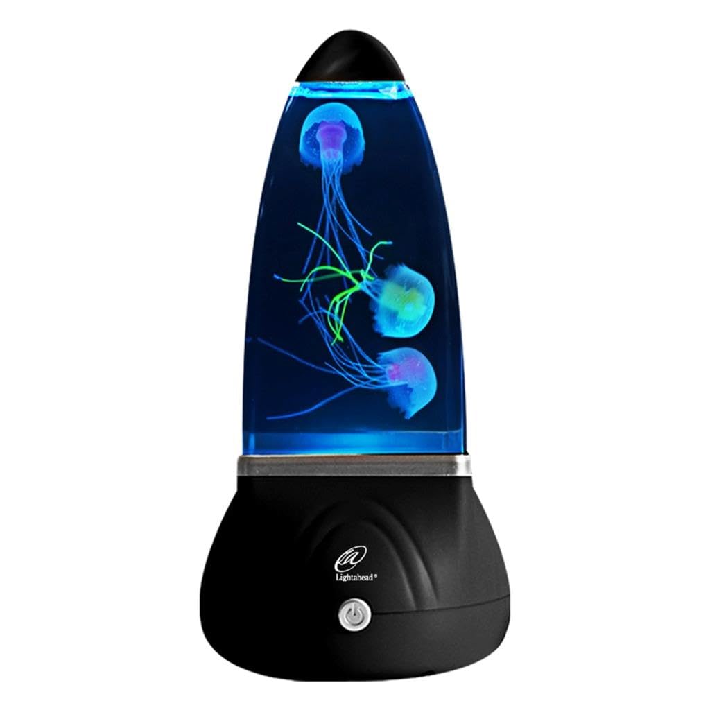 Lightahead Mini Jellyfish Sensory Aquarium Lamp – 7 Color Changing Effects