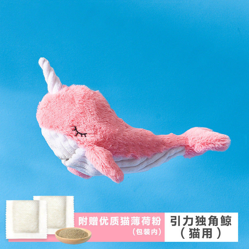 USB Rechargeable Jumping Lobster Cat Toy Plush Chew