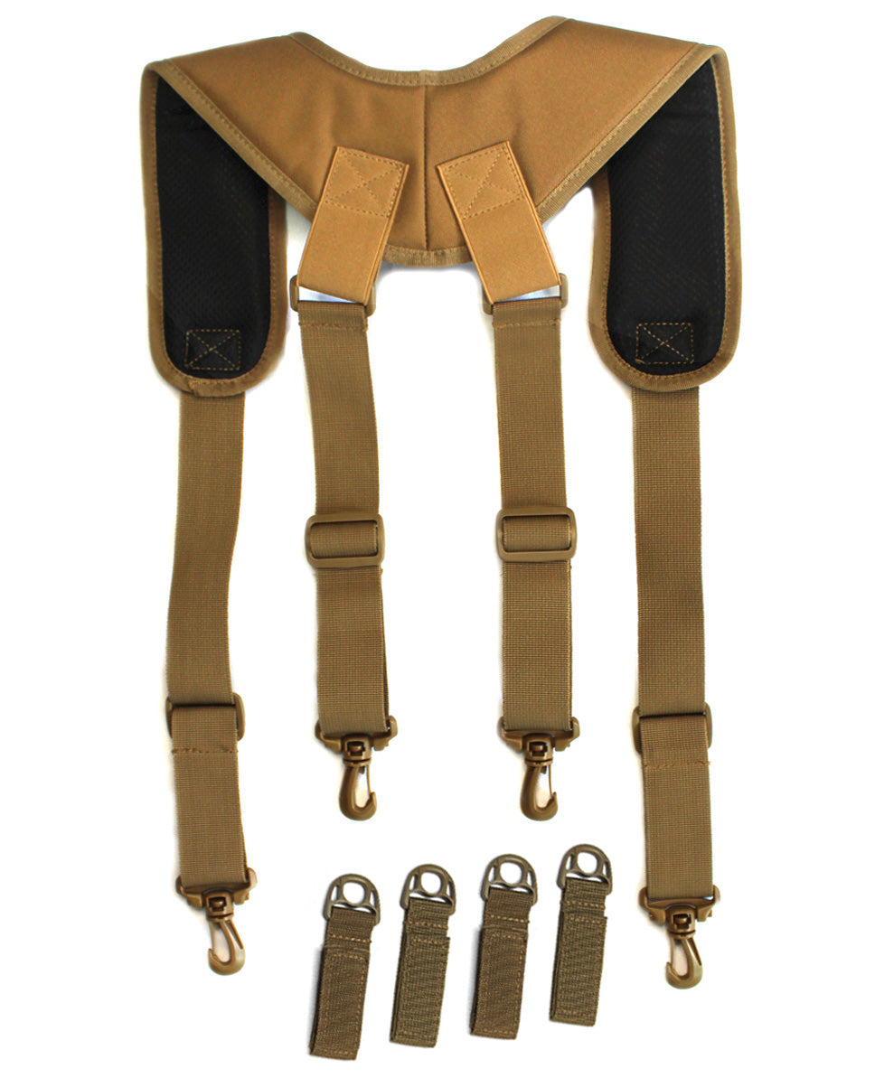Adjustable Tactical Suspenders for Men — X-Back Outdoor Braces