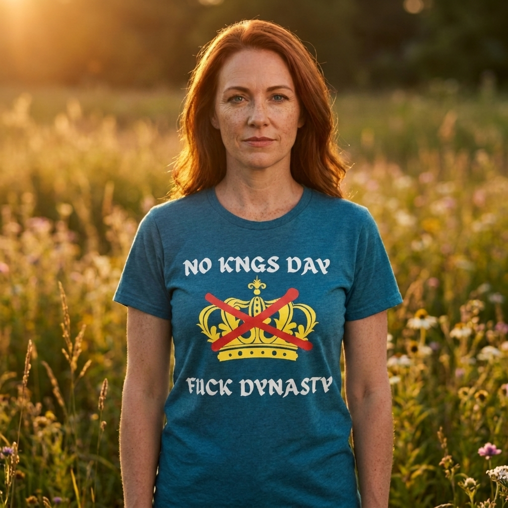 No Kings Day Tee — Anti-Monarchy Graphic T-Shirt ("No Kings Day")