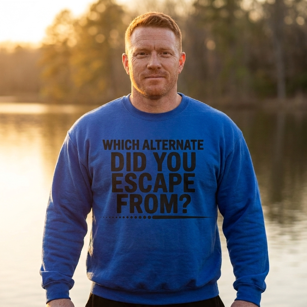 Alternate Reality Graphic Tee – Bold Text Shirt | Species Ink
