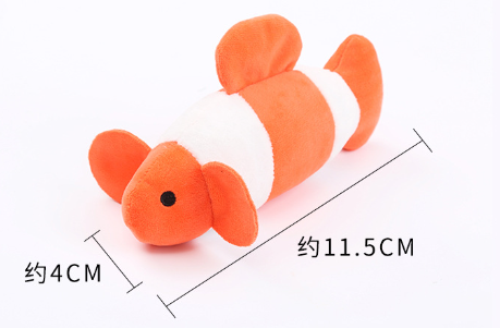 Ocean Series Catnip Plush Toys for Cats – Set of 5 Sea Creatures