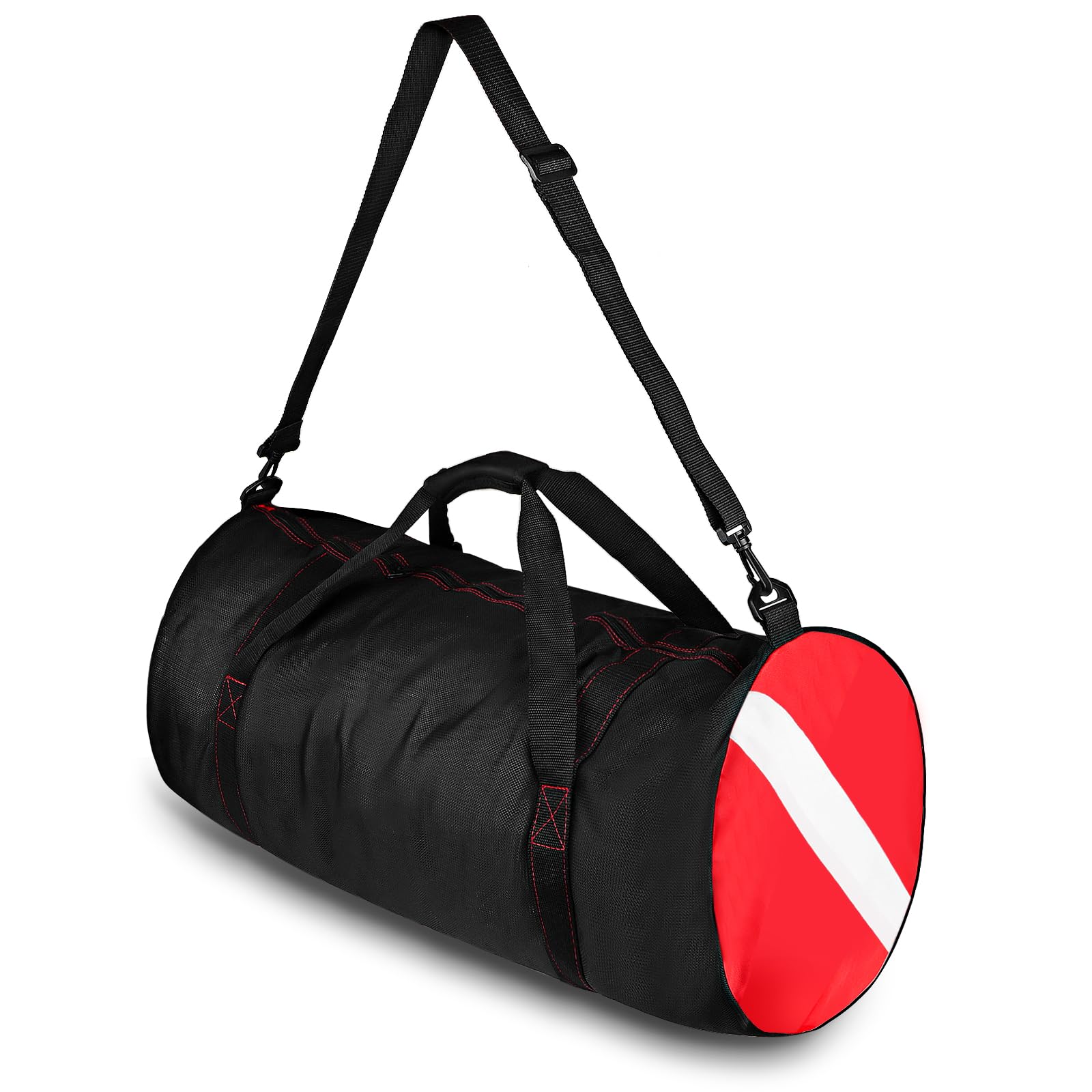 Mesh Dive Bag Extra Large Sports Duffle Bag Beach Storage Bag with Shoulder Strap for Scuba Diving Snorkeling Spearfishing Freediving Swimming Gear & Equipment