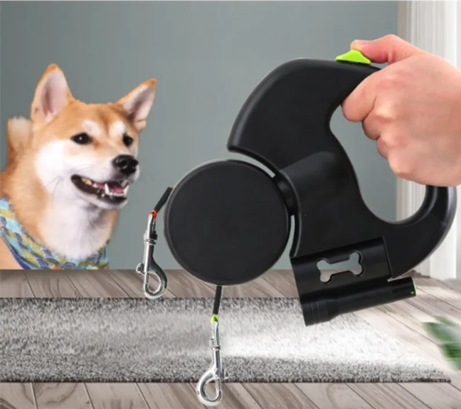 Automatic Double Dog Leash
