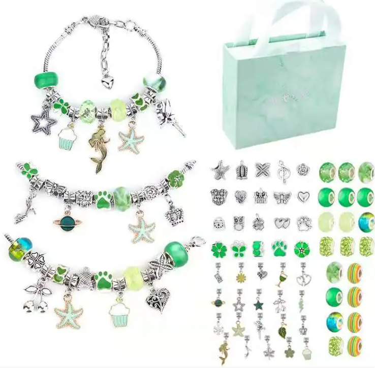 Ocean Breeze Kids Bracelet Set – 6 Colors | Alloy Chain Bracelets